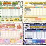 10 Colour Free Printable Reward Charts