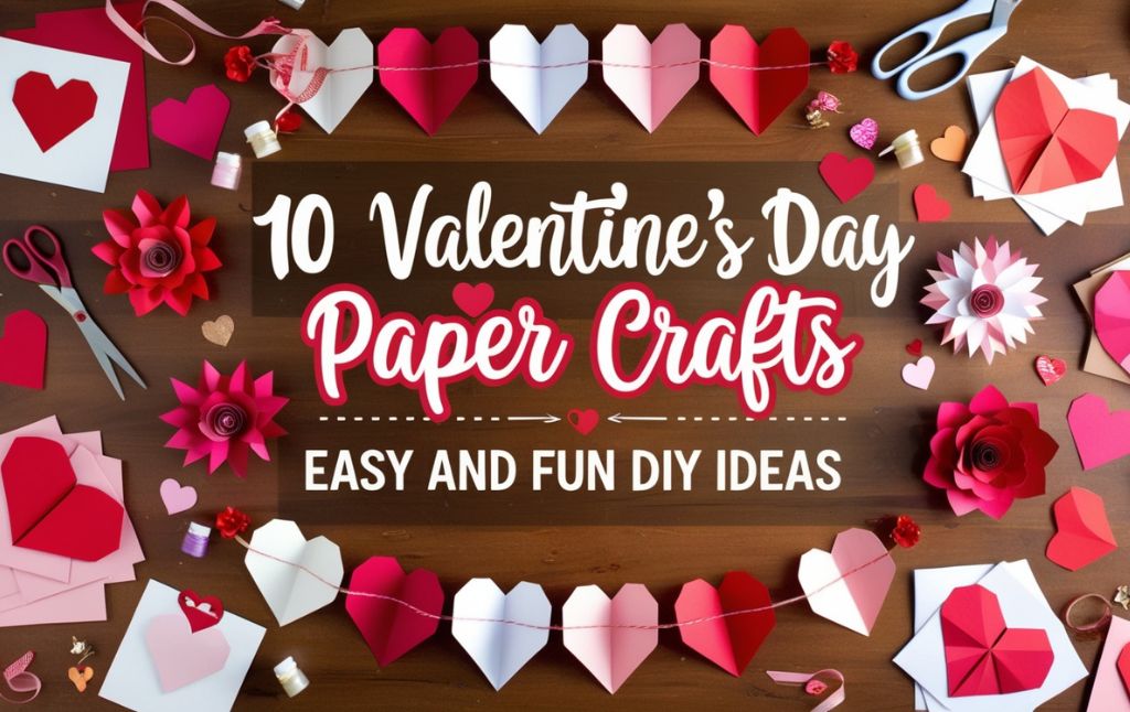 10 Valentine’s Day Paper Crafts: Easy and Fun DIY Ideas