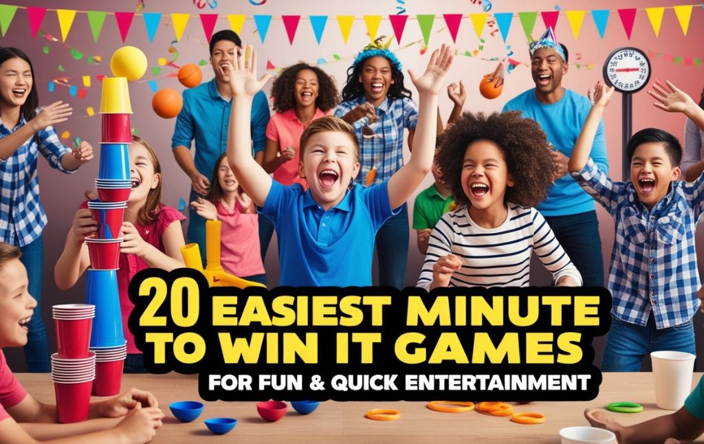 20 Easiest Minute to Win It Games for Fun & Quick Entertainment