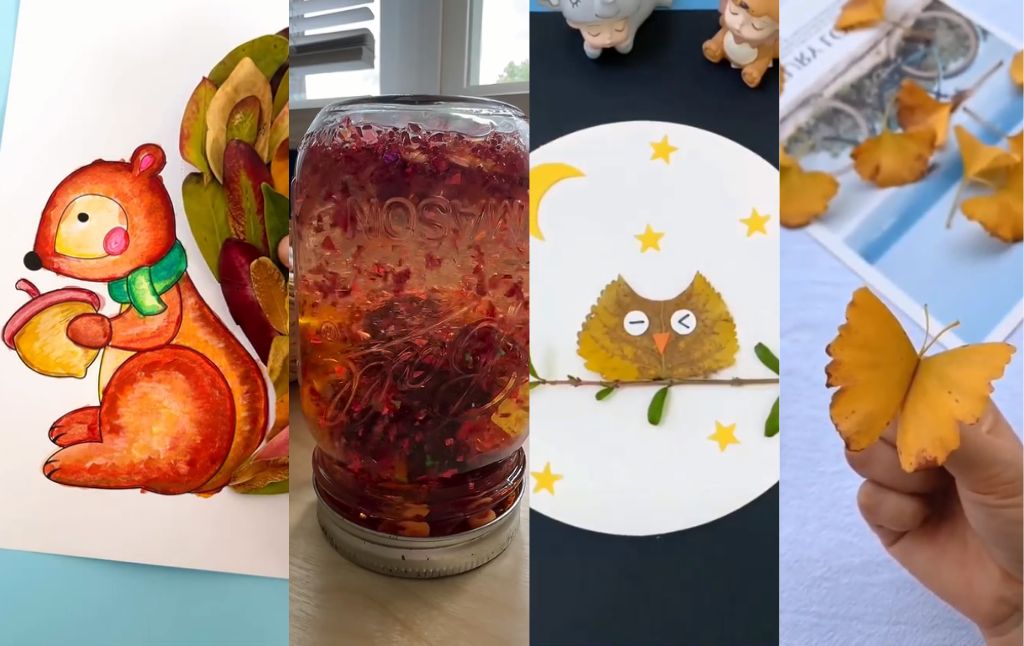 3 Whimsical Autumn Leaf Crafts to Make with Kids