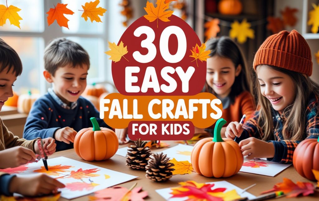 30 Easy Fall Crafts for Kids