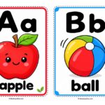 Alphabet Flash Cards For Toddlers: Colorful Early Learning Tools
