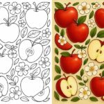 Apple Coloring Pages