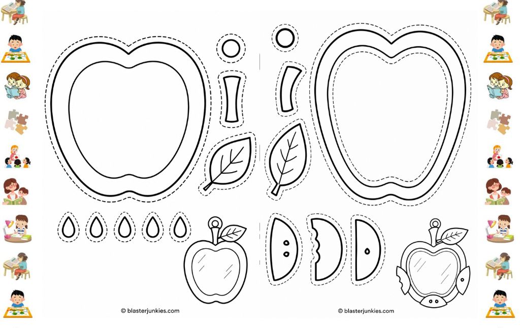 Autumn Window Art: Creative Ways to Use the Apple Suncatcher Template