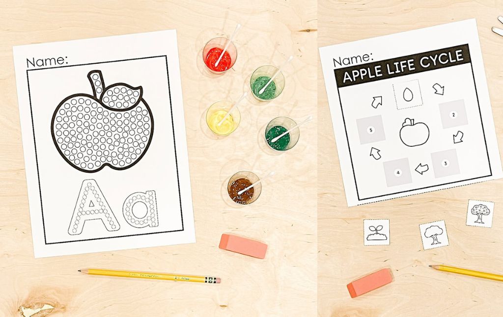 3 Fun and Easy Apple-Themed Activities for Kids (with Free Printables!)