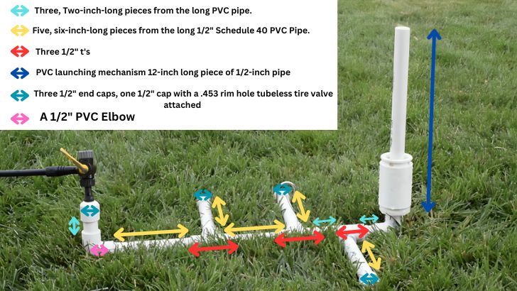 Assembling the PVC Bottle Rocket Launcher Frame