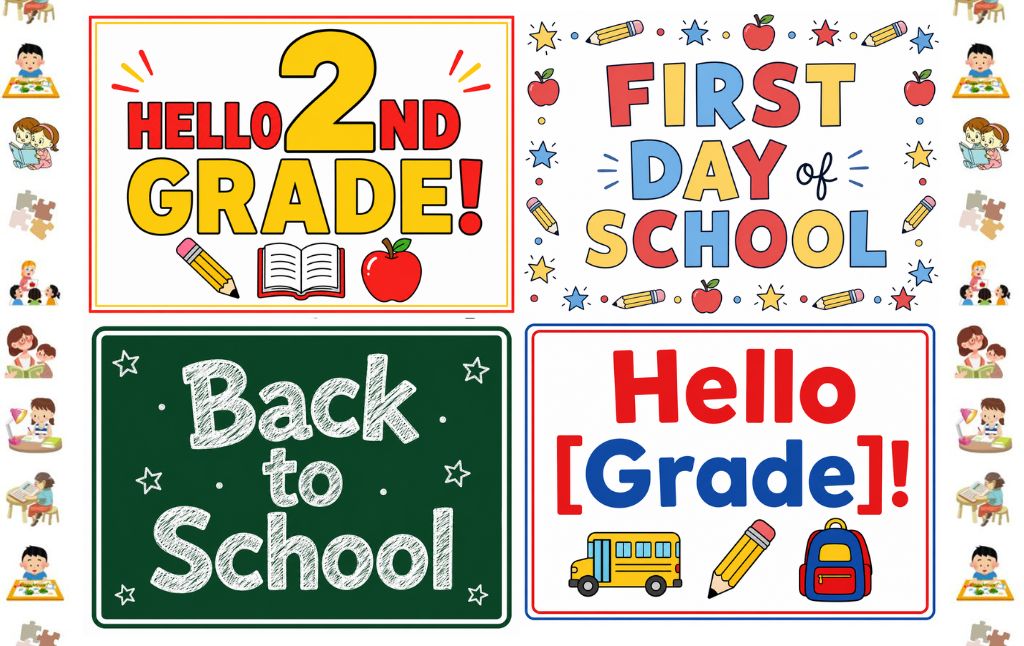 Back to School Printable Signs: A Fun, Stress Free Way to Celebrate Every Milestone