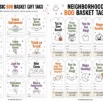 Printable Boo Basket Tags for Halloween Surprises