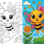 Butterfly Coloring Page Free pdf
