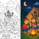 Camping Coloring Pages