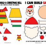 Christmas 2D Shapes Worksheets