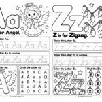 Christmas Alphabet Worksheets: Printable A to Z Pack
