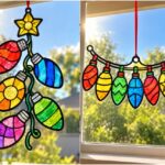 Christmas Light Suncatchers