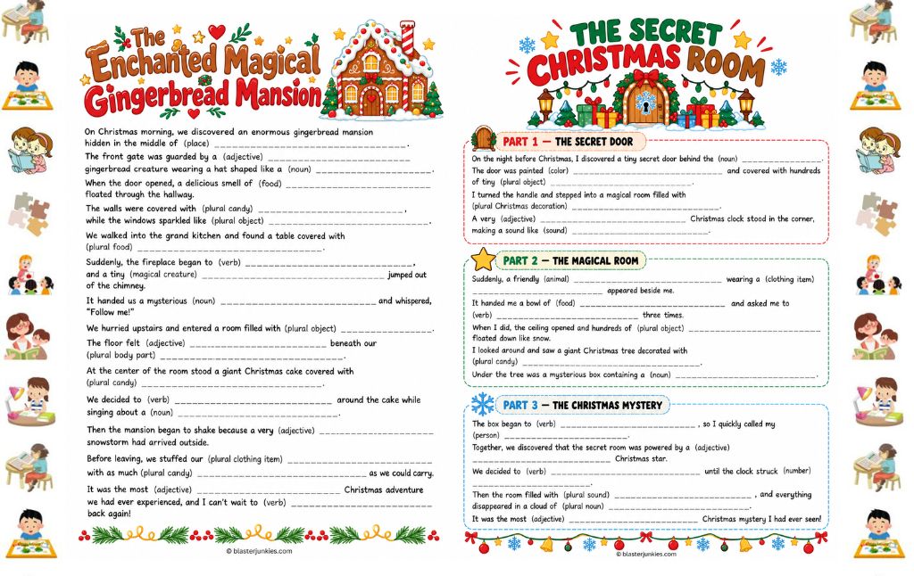 Christmas Mad Libs Printable