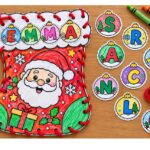 Christmas Stocking Lacing Craft
