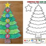 Christmas Tree Name Craft