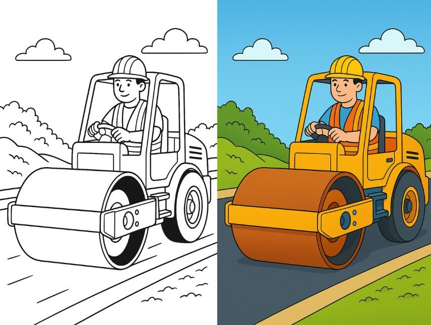 Construction Coloring Pages
