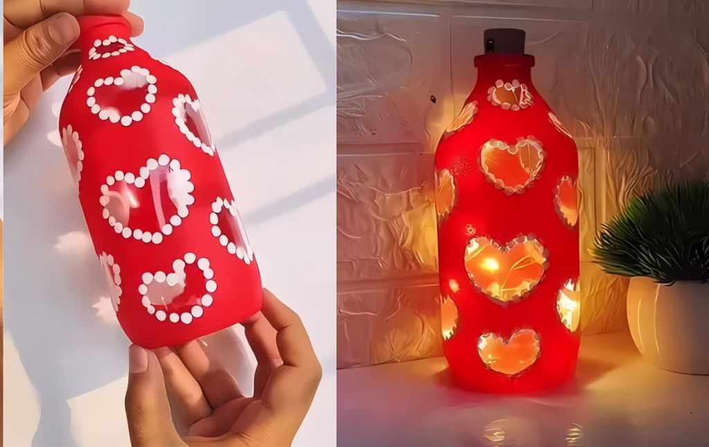 Create a Magical DIY Heart Bottle Lamp