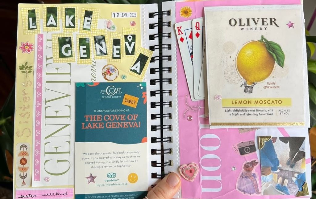 Creative Junk Journal Spreads from a Weekend Getaway