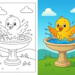 Cute Bird Coloring Pages Free pdf