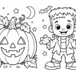 Cute Halloween Coloring Pages