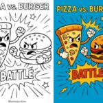 Pizza Coloring Pages