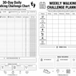 Daily Walking Challenge Chart : A Simple Step Toward Healthier Habits