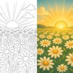 Daisy Coloring Pages Free pdf