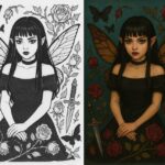 Dark Fairy Coloring Pages