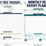 Debt Free Tracker Printable