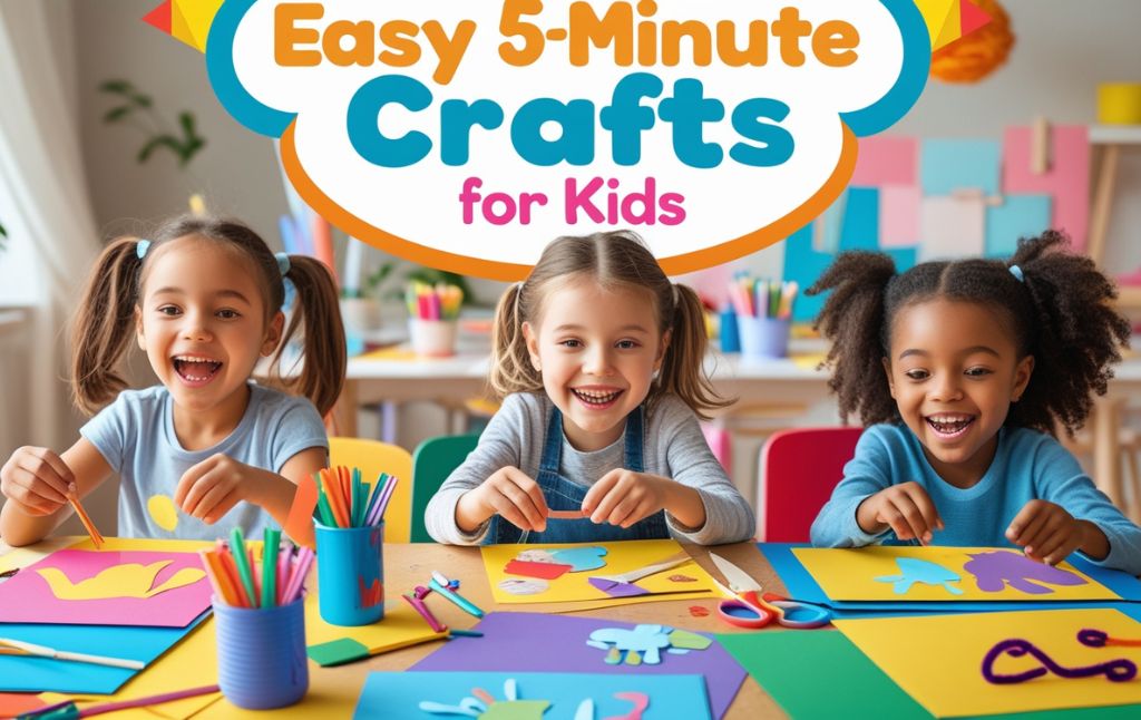 Easy 5-Minute Crafts for Kids