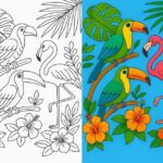 Easy Summer Coloring Pages for Kids