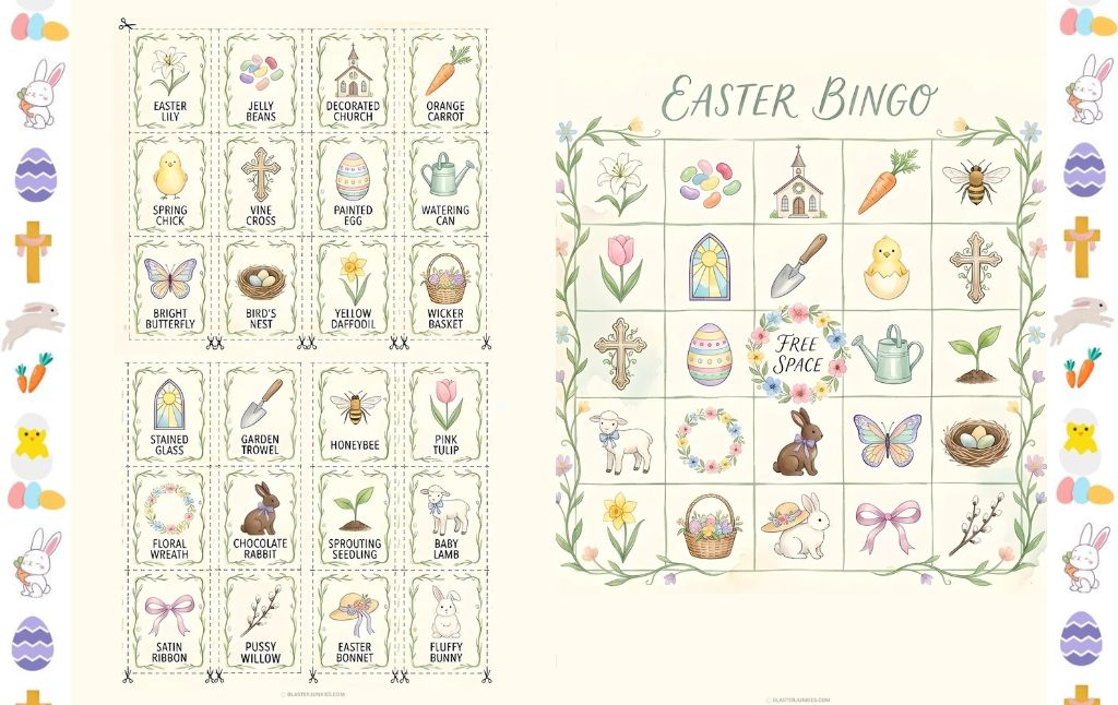 FREE Printable Easter BINGO Game