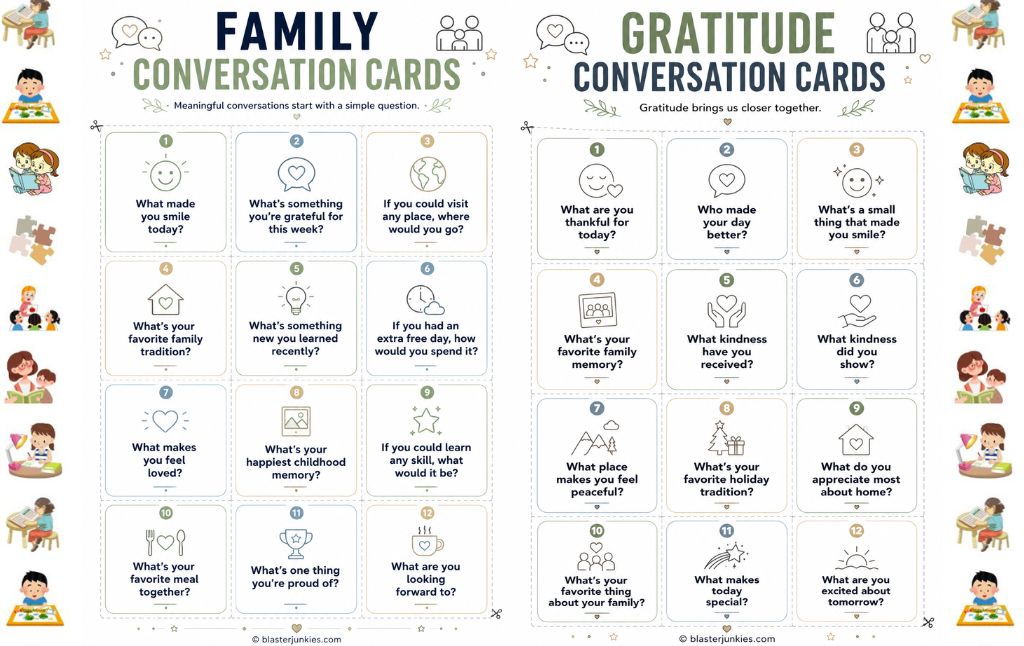 Family Conversation Cards: A Simple Way to Get Kids Talking (and Actually Listening)