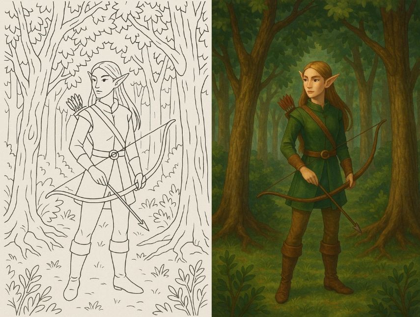 Fantasy Coloring Pages
