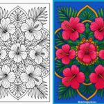 Flower Mandala Coloring Pages