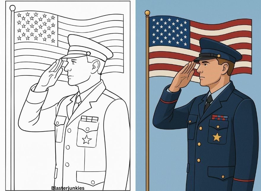Fourth of July coloring pages