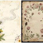 20 Free Junk Journal Printable: Vintage Overgrown Secret Gate