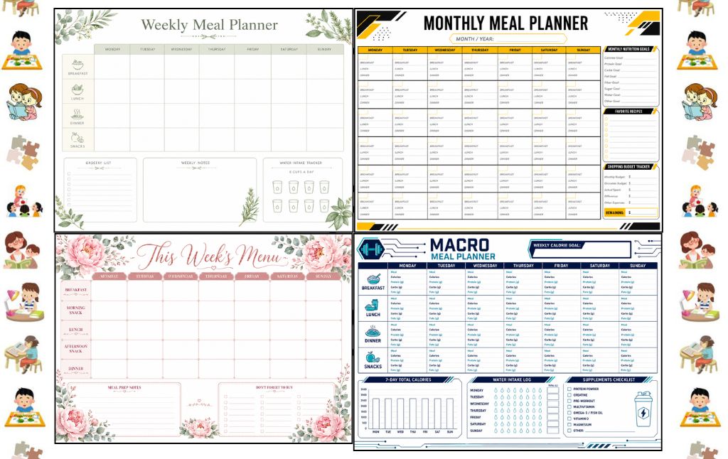 Stay Organized with This Free Meal Planner Printable