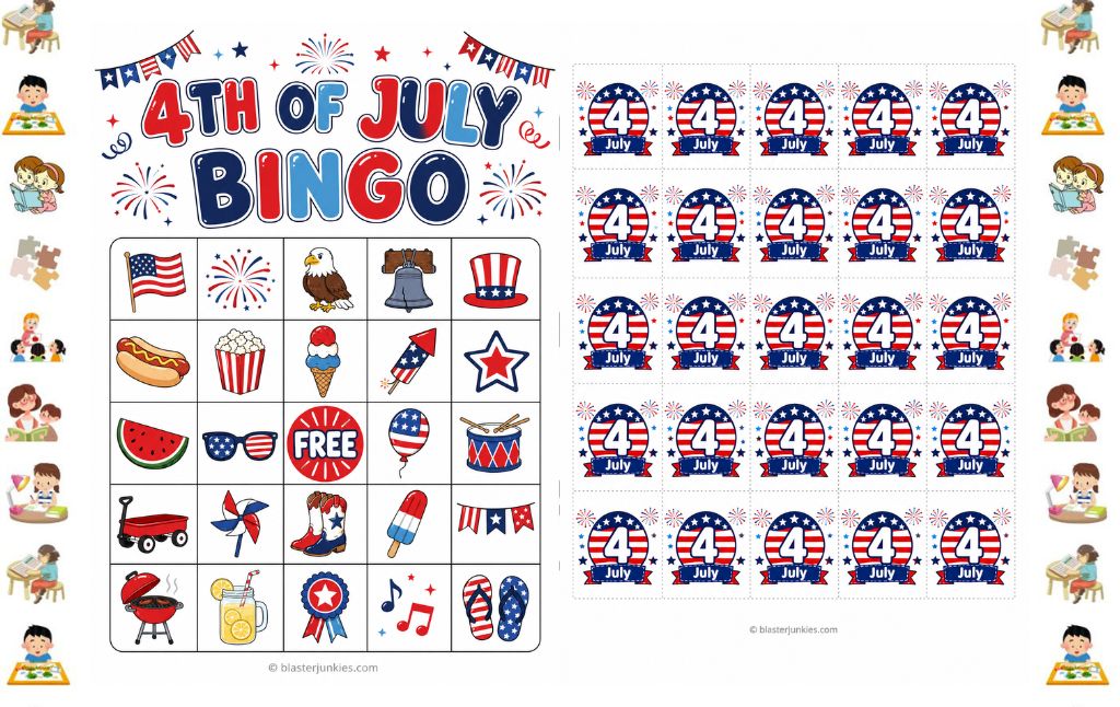 Free Printable 4th of July Bingo Cards: A Simple Way to Add Family Fun to Your Celebration