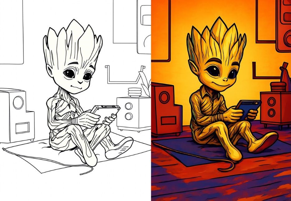 Guardians of the Galaxy Coloring Pages