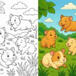 Guinea Pig Coloring Pages