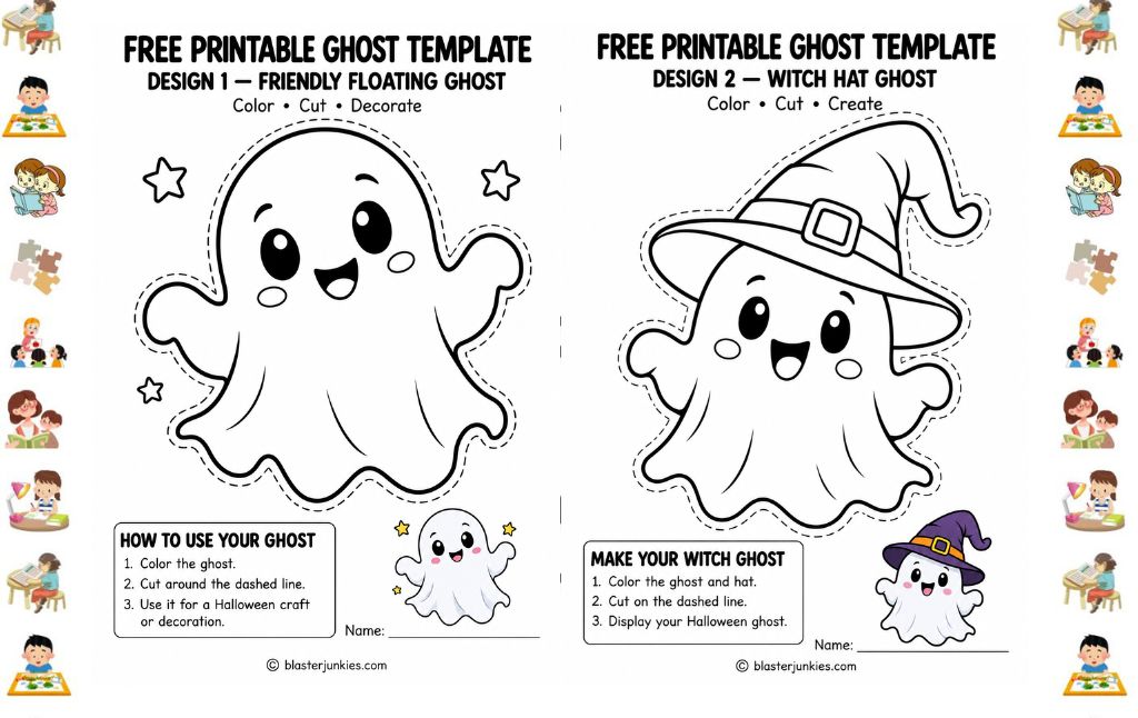 Halloween Ghost Printable