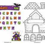 Spooky Spelling: How to Use the Haunted House Name Craft with Kids