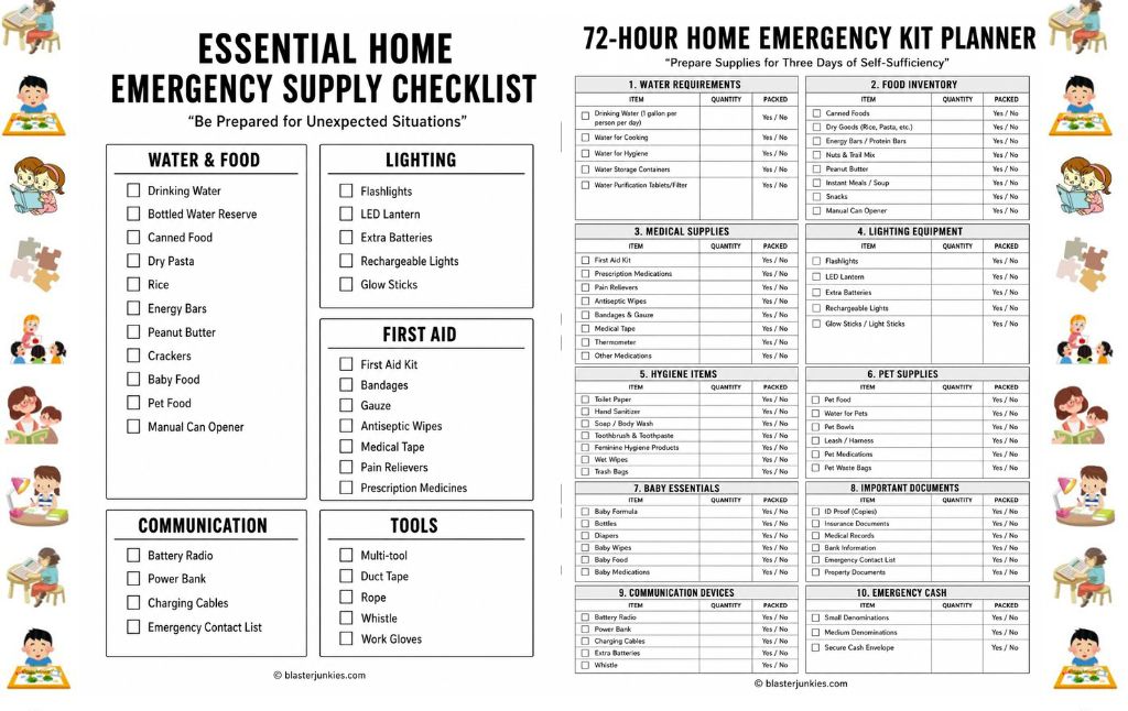 Home Emergency Supply List: A Complete Guide to Being Prepared as a Family
