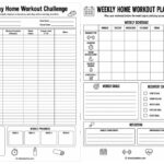 Home Workout Challenge Printable: Making Fitness Fun Without a Gym