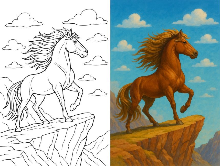 Horse Coloring Pages