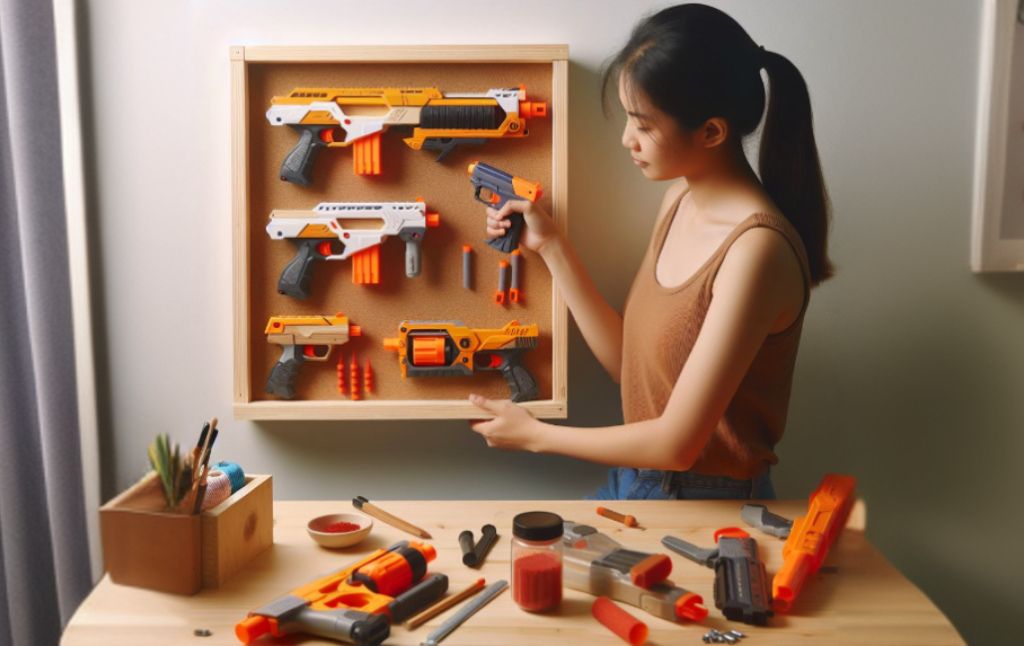 How to Hang Nerf Guns on Wall