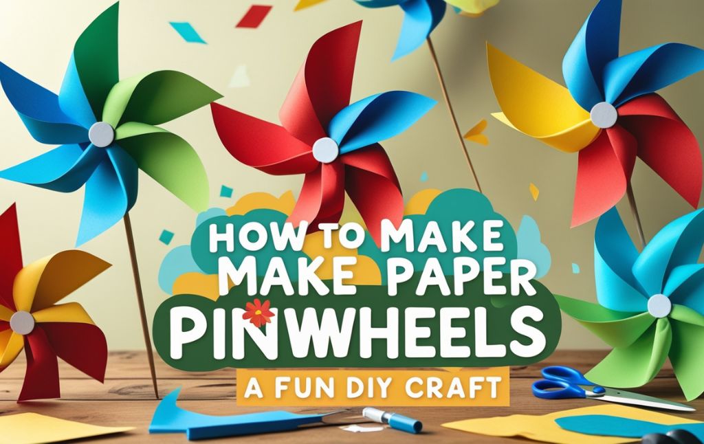 How to Make Paper Pinwheels: A Fun DIY Craft