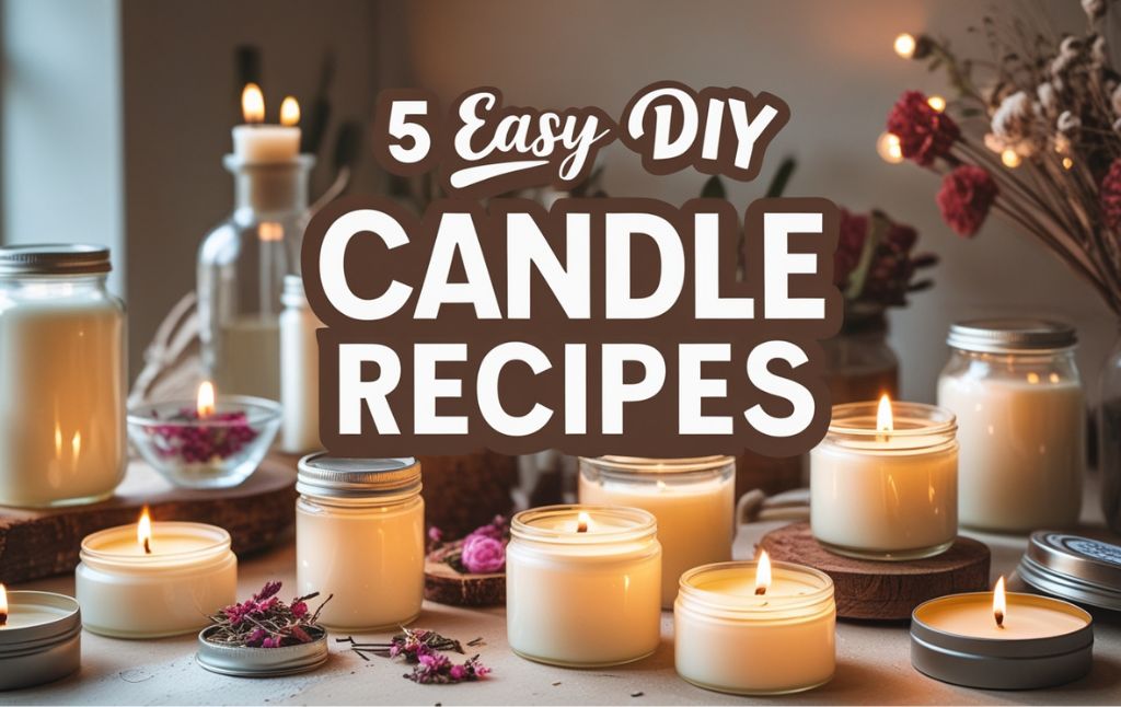 How to Make Your Own Candles: Easy DIY Candle Recipes